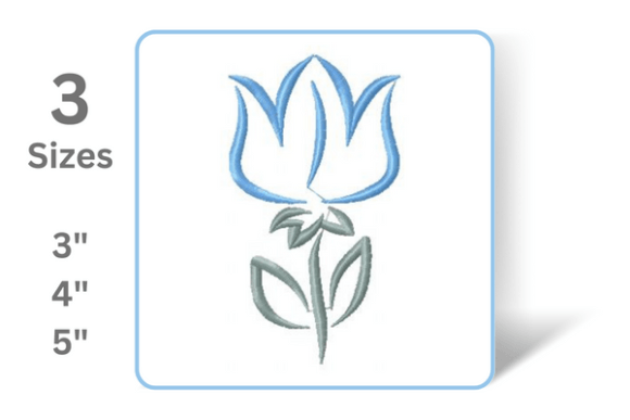Blue Rose: A Craft Fair Floral Embroidery Design Worth Your Booth Space