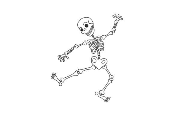 Dancing Skeleton: A Playful, Seasonal Embroidery Design Worth Personalizing